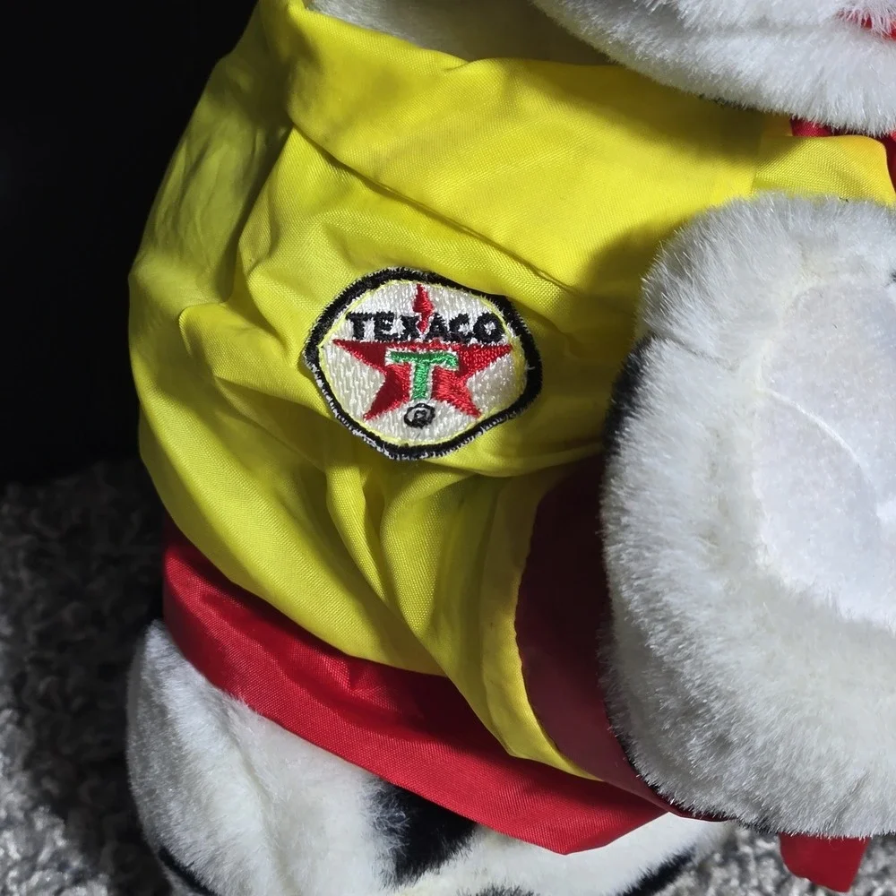 VINTAGE‎ Texaco Dalmatian Dog Plush Stuffed Animal Pilot Fireman 1998 12